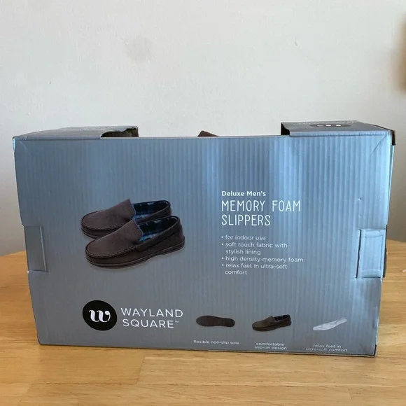 NWT Wayland Square Chocolate Brown Memory Foam Loafers Men’s 8-9 - Picture 3 of 4